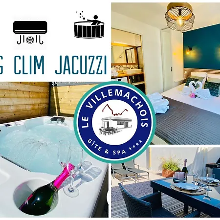 & Le Villemachois - 4 Etoiles - Jacuzzi Couvert - Calme Et Independant - Clim - Parking - 5 Min Carcassonne Holiday home *